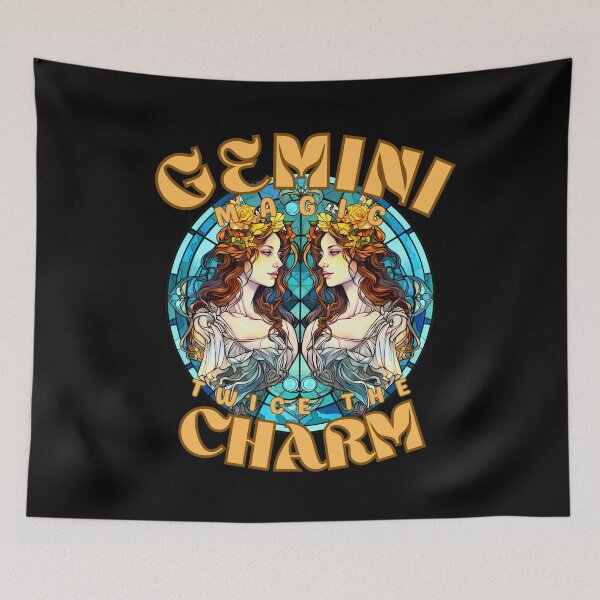 Item preview, Gemini Magic: Twice The Charm. gemini funny designed and sold by ZodiacWonders.