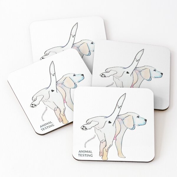 Item preview, stop animal testing beagle designed and sold by Soaringbeagle.