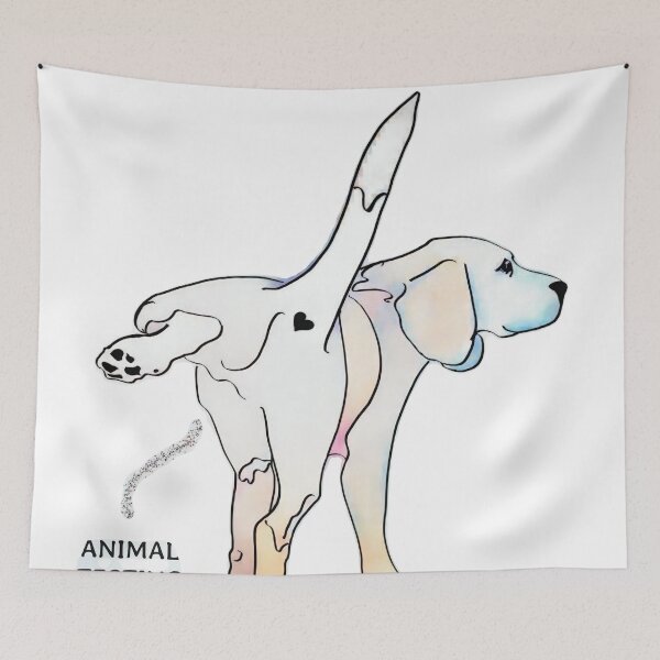 Item preview, stop animal testing beagle designed and sold by Soaringbeagle.