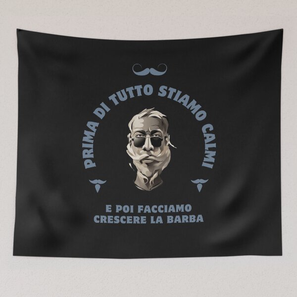 Item preview, Stiamo Calmi E Poi Facciamo Crescere La Barba designed and sold by UniqueArtGifts.