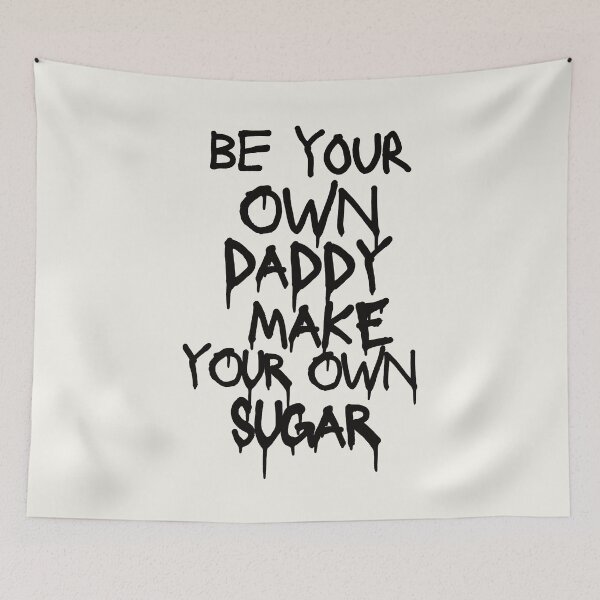 Item preview, Preppy Black Be Your Own Daddy Be Your Own Sugar designed and sold by clmstudio.