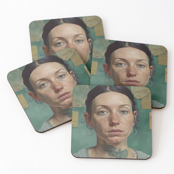 Item preview, unconventional beauty portrait designed and sold by ururuty.