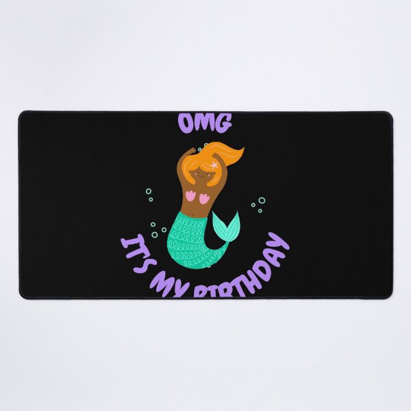 Item preview, OMG It is My Birthday Mermaid  designed and sold by StudioTVDinners.