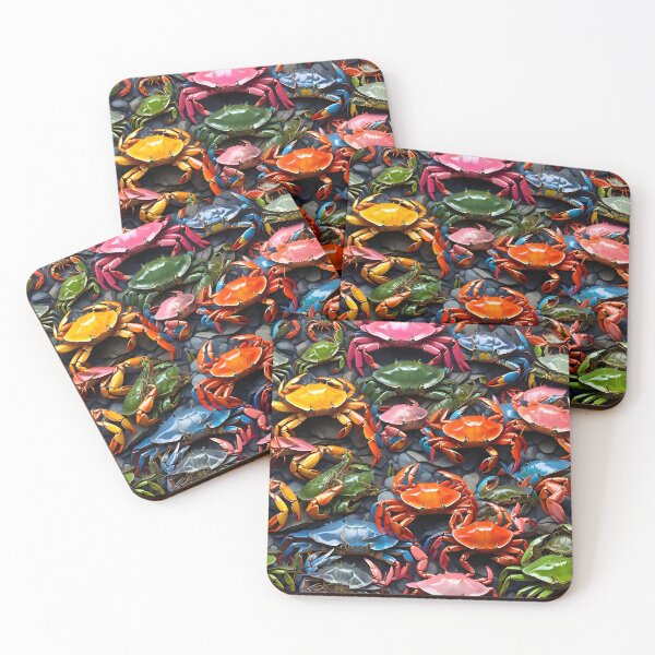 Item preview, Crabs in the Forest overlap designed and sold by Best-Art-32.