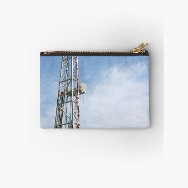 Item preview, oil drilling rig tower on blue sky designed and sold by goceris.