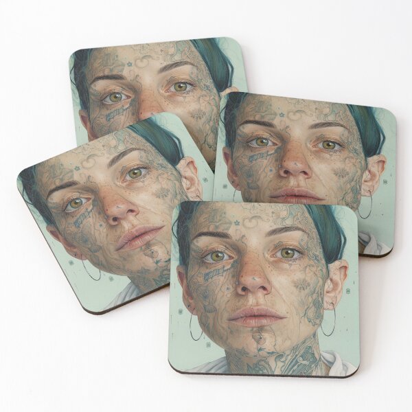 Item preview, unconventional beauty portrait designed and sold by ururuty.