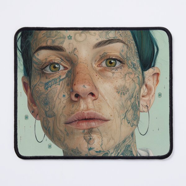 Item preview, unconventional beauty portrait designed and sold by ururuty.