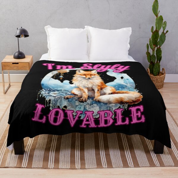 Item preview, I'm Slyly Lovable. cool fox designed and sold by FoxVibes.