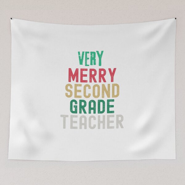 Item preview,  Very Merry Second Grade teacher designed and sold by Designfs.