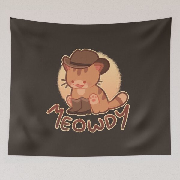 Item preview, Cowboy Cat - Meowdy designed and sold by How-Do-U-Art.