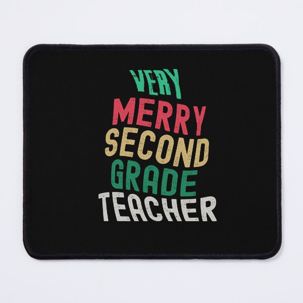 Item preview, Very Merry Second Grade teacher designed and sold by Designfs.
