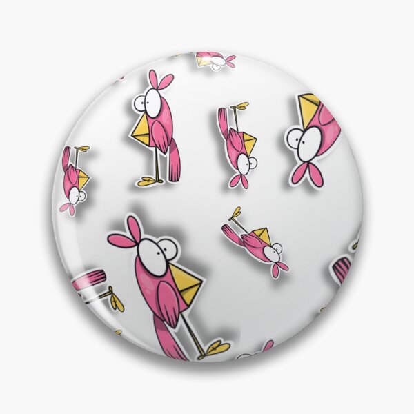 Item preview, Pink birds everywhere designed and sold by Milhouse602.