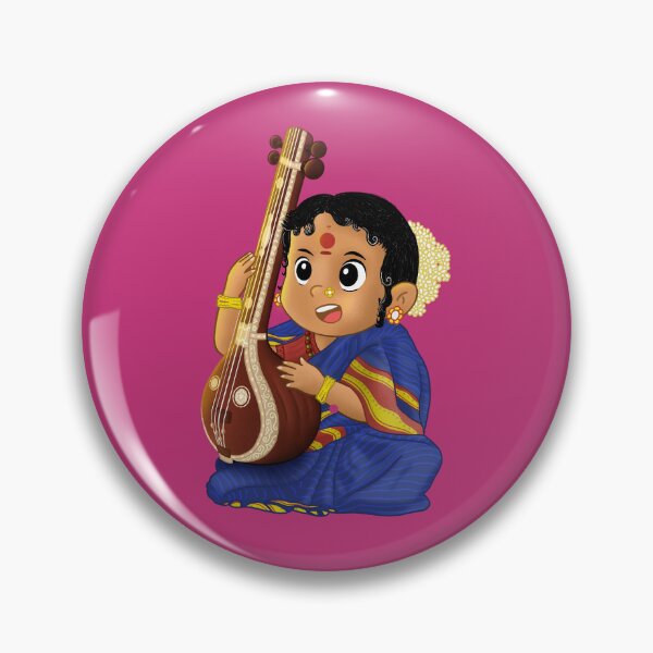 Item preview, Little MS Subbulakshmi designed and sold by thelittleheroes.