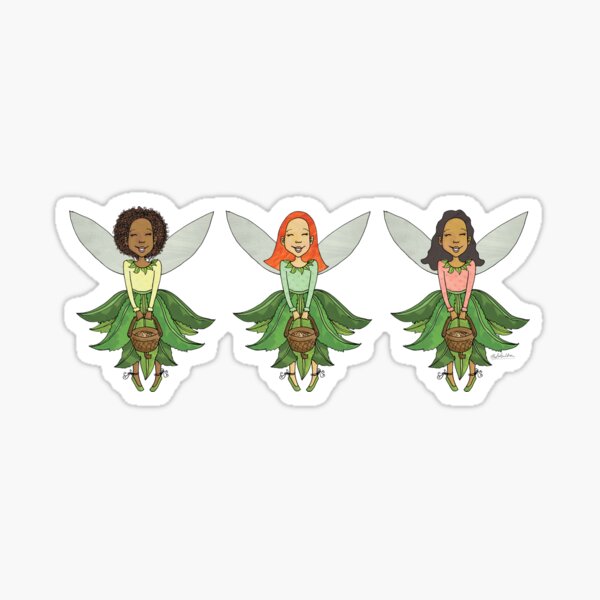 Smiley Fairies Sticker