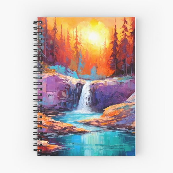 Item preview, Cascading falls on the river designed and sold by Red Witch Art.