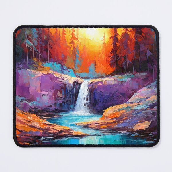 Item preview, Cascading falls on the river designed and sold by Red Witch Art.