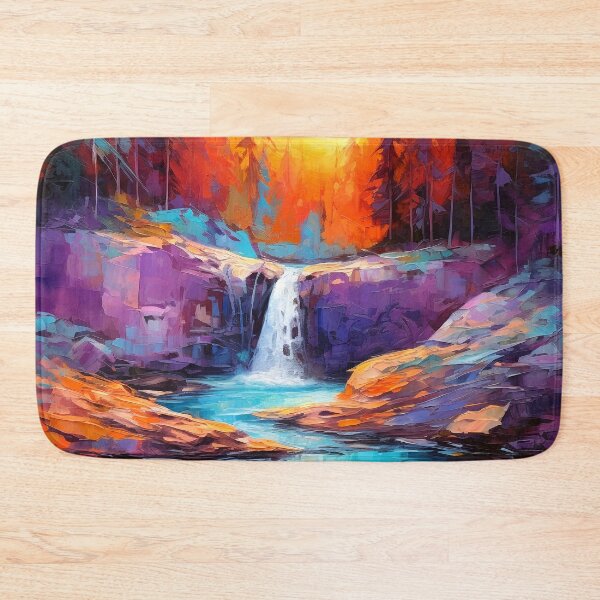 Item preview, Cascading falls on the river designed and sold by Red Witch Art.