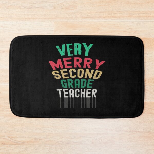 Item preview,   Very Merry Second Grade teacher designed and sold by Designfs.