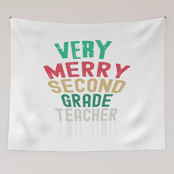 Item preview,   Very Merry Second Grade teacher designed and sold by Designfs.