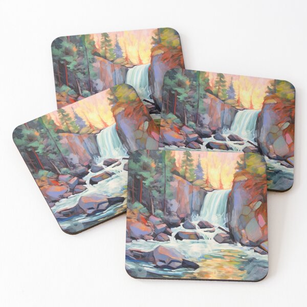 Item preview, Cascading falls on the river designed and sold by Red Witch Art.