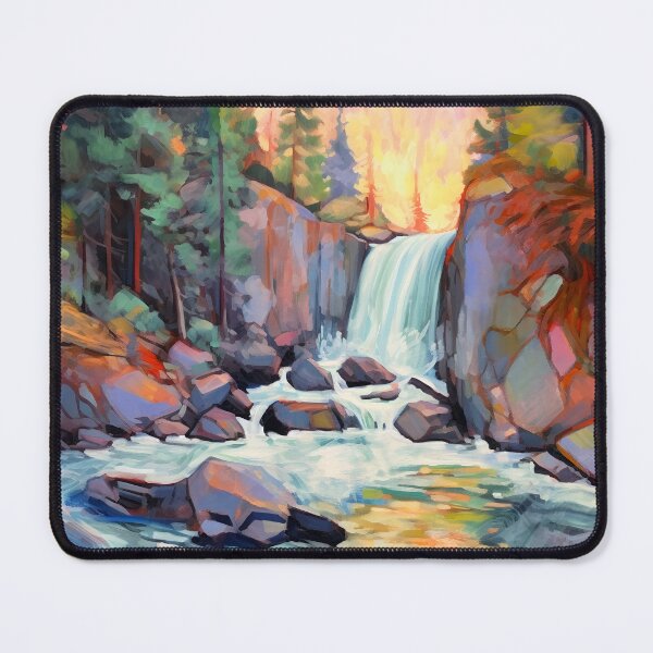 Item preview, Cascading falls on the river designed and sold by Red Witch Art.