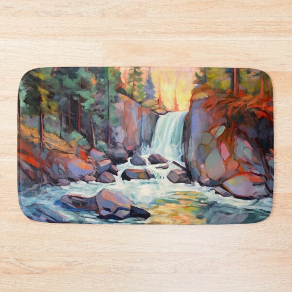 Item preview, Cascading falls on the river designed and sold by Red Witch Art.
