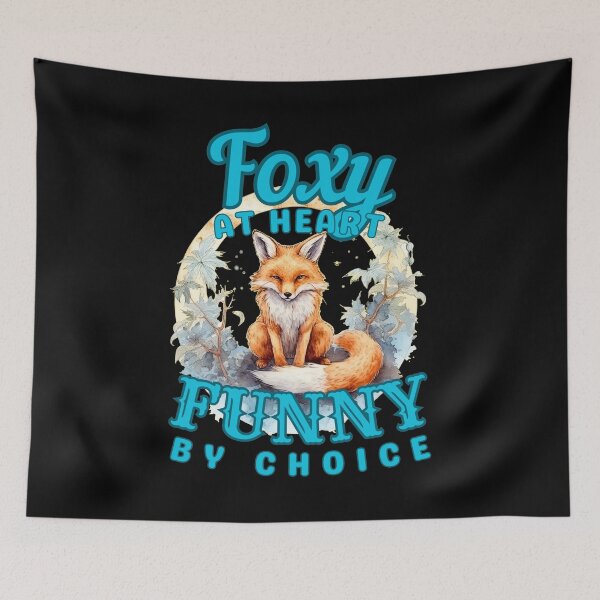 Item preview, Foxy At Heart, Funny By Choice. fox face designed and sold by FoxVibes.