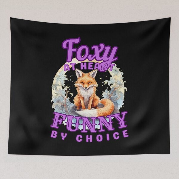 Item preview, Foxy At Heart, Funny By Choice. realistic fox designed and sold by FoxVibes.