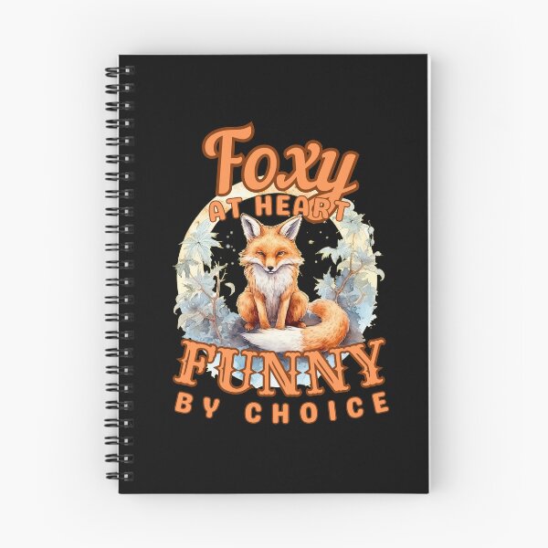 Item preview, Foxy At Heart, Funny By Choice. fox portrait designed and sold by FoxVibes.