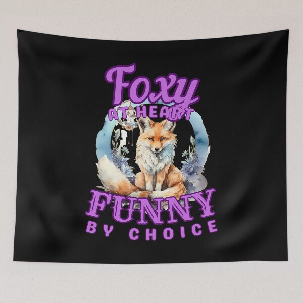 Item preview, Foxy At Heart, Funny By Choice. fox boho designed and sold by FoxVibes.