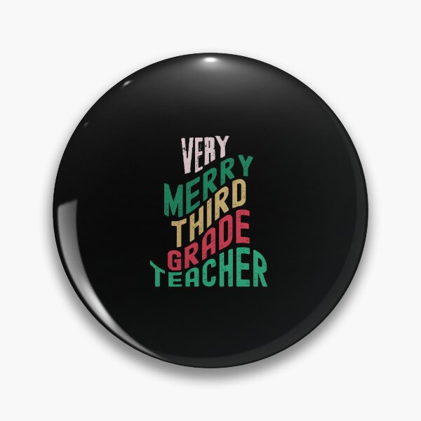 Item preview,   Very Merry Third Grade teacher designed and sold by Designfs.