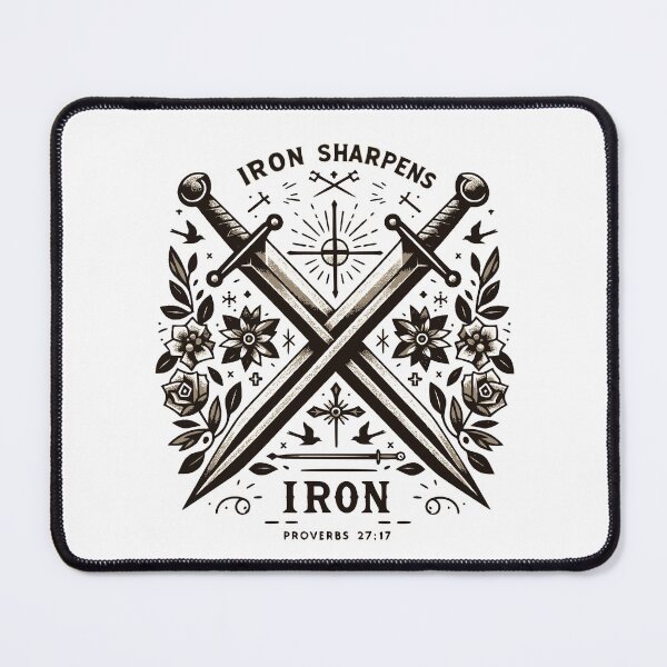 Item preview, Refined Strength - Iron Sharpens Iron designed and sold by arkartistry.