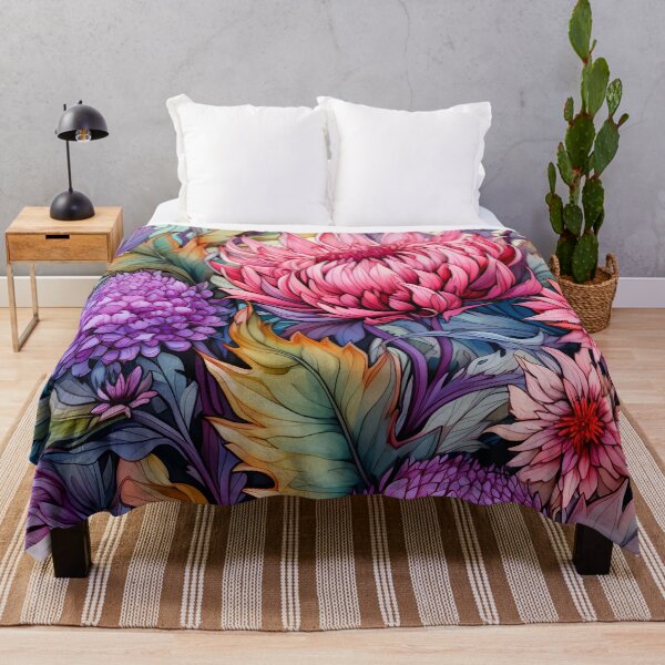 Item preview, Vintage floral designed and sold by Red Witch Art.