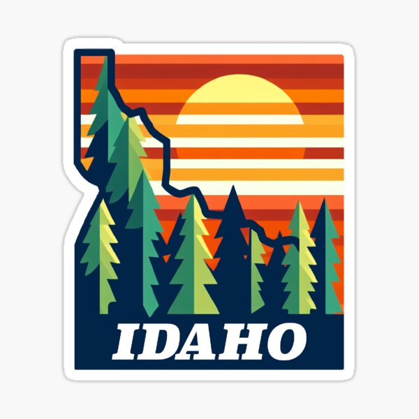 Item preview, Retro Idaho Sunset designed and sold by Alexander Eller.