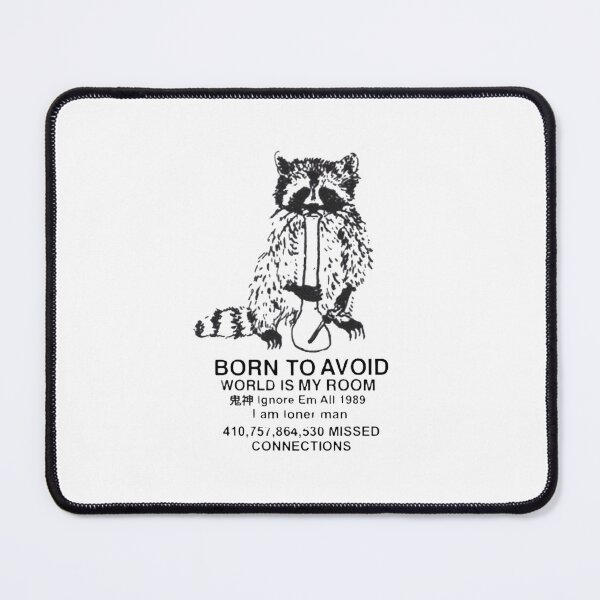 Item preview, Raccoon Born to Avoid Retro designed and sold by bpdandchill.