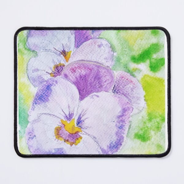 Item preview, Purple violets in watercolor and pastels designed and sold by SanMould.