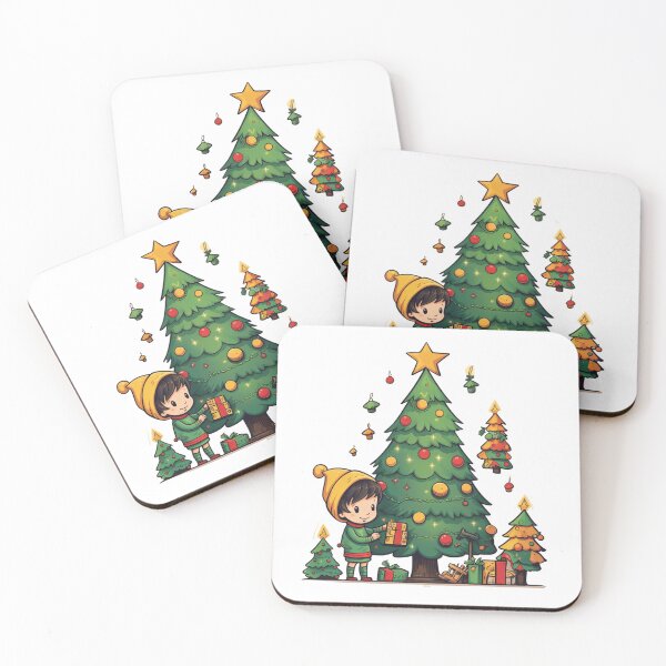 Item preview, child with christmas tree designed and sold by IdeasDream.