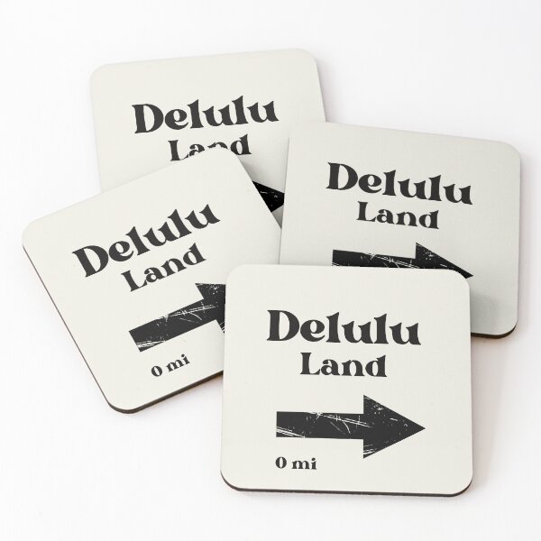 Item preview, Preppy Neutral To Delulu Land Sign designed and sold by clmstudio.