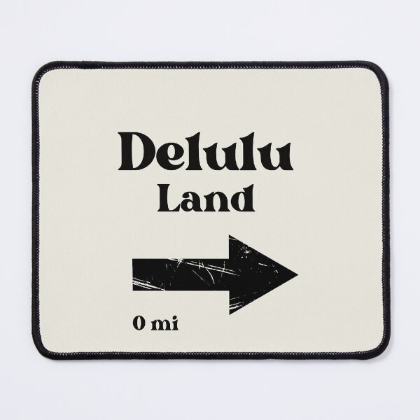 Item preview, Preppy Neutral To Delulu Land Sign designed and sold by clmstudio.