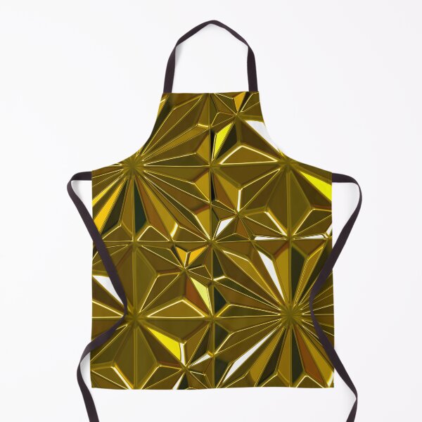 Item preview, 3-D Art Deco (Faux) 24-Karat Golden Hues Tile Pattern designed and sold by DEC02.