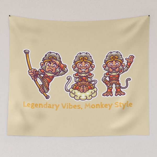 Item preview, Sun Wukong Monkey Spirit #5 designed and sold by savasanaqueen.