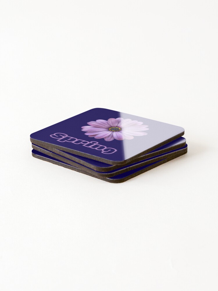 Thumbnail 4 of 5, Coasters (Set of 4), Spring Flower designed and sold by CreativeSun92.