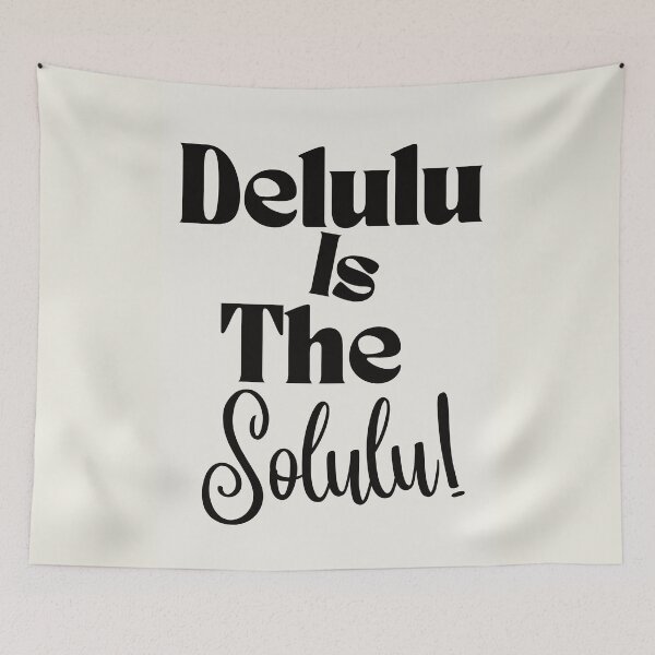 Item preview, Preppy Monotone Delulu Is The Solulu designed and sold by clmstudio.
