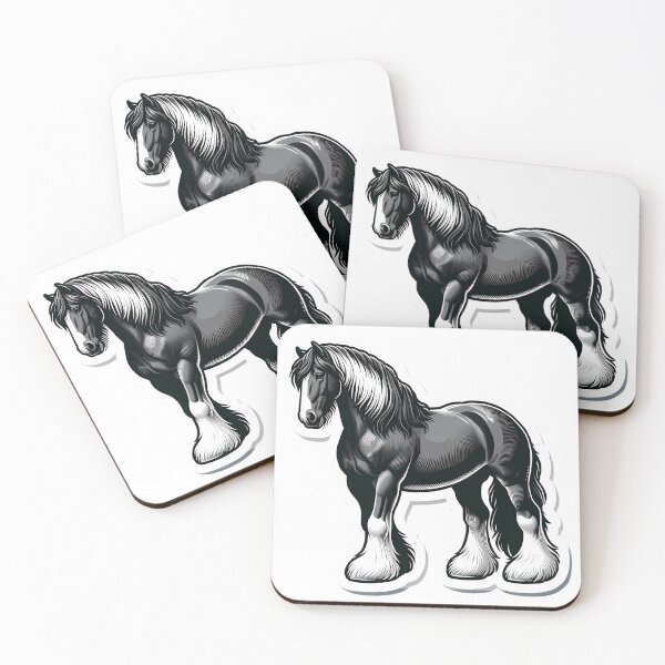 Item preview, Gentle Giant - Shire Horse Sticker designed and sold by natejahnke.