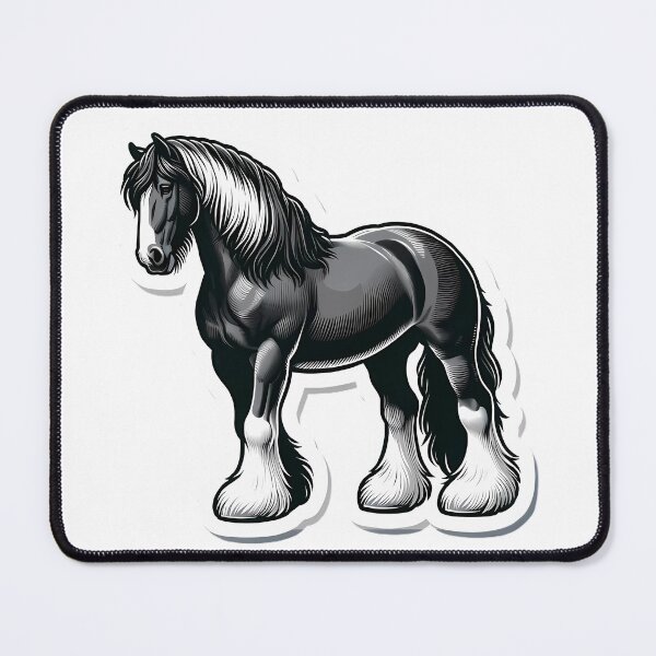 Item preview, Gentle Giant - Shire Horse Sticker designed and sold by natejahnke.