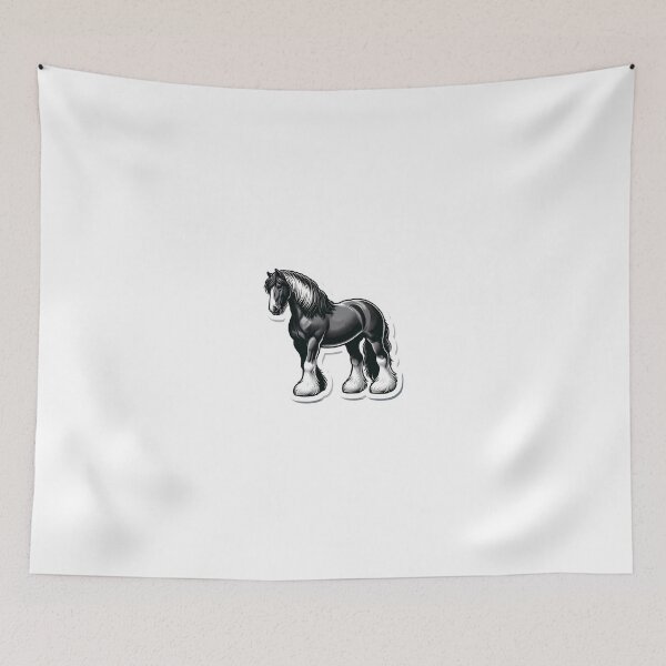 Item preview, Gentle Giant - Shire Horse Sticker designed and sold by natejahnke.