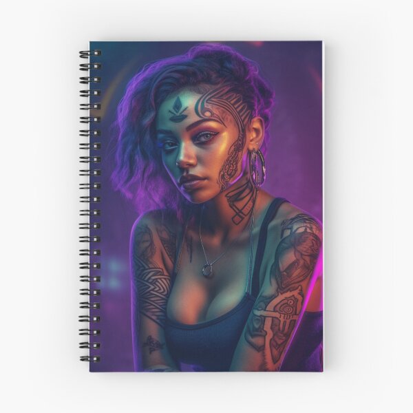 Item preview, Latina With Tattoos, Neon Purple  designed and sold by asaroberson.