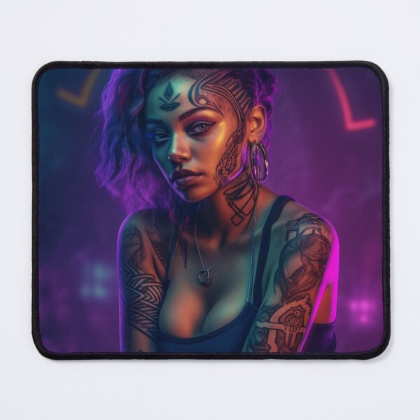 Item preview, Latina With Tattoos, Neon Purple designed and sold by asaroberson.