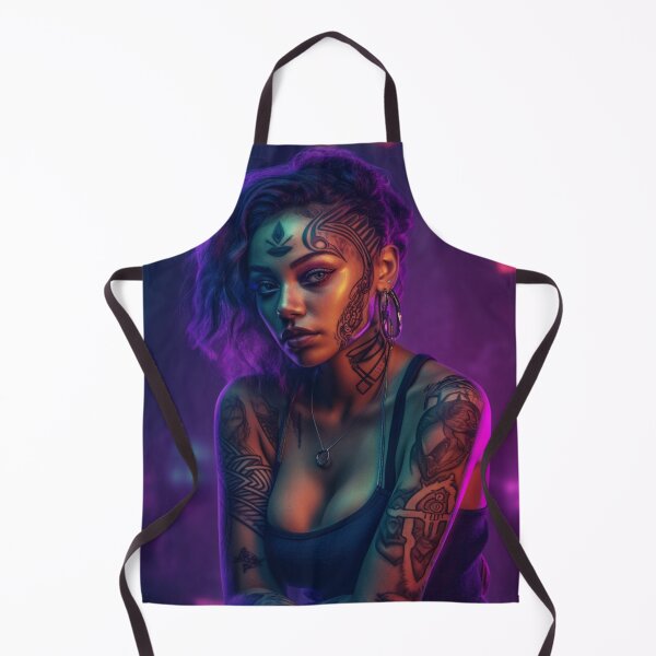 Item preview, Latina With Tattoos, Neon Purple designed and sold by asaroberson.
