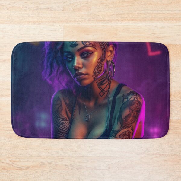 Item preview, Latina With Tattoos, Neon Purple  designed and sold by asaroberson.